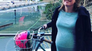 La ministra que llegó en bicicleta para dar a luz La ministra que llegó en bicicleta para dar a luz